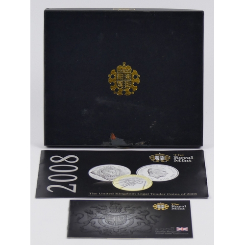 157 - The Royal Mint 2008 United Kingdom Proof Deluxe coin collection.