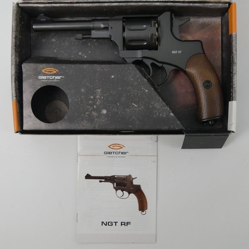 227 - Gletcher NGT RF Cal.177 CO2 powered pellet revolver, 25cm. No licence is required to purchase this i... 