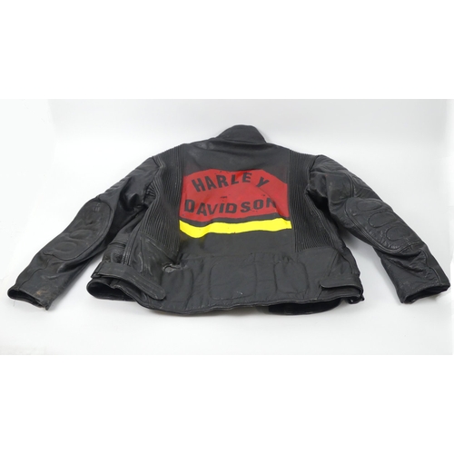 247 - A Harley Davidson leather Jacket.