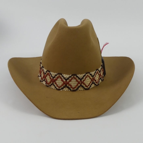 298A - A John B Stetson 6 7/8 size cowboy hat in the original box.