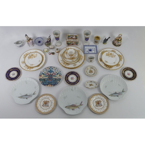 313 - Royal Albert, Limoges, Capodimonte and other china items.