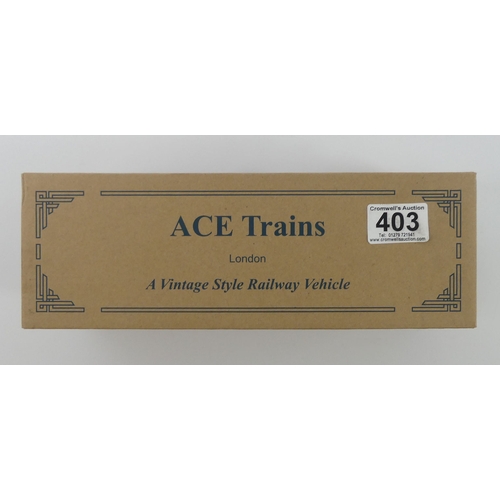 403 - An Ace trains 0 gauge LSWR full brake vehicle, boxed.