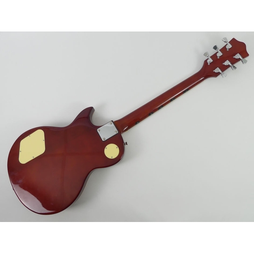 276 - Rockburn electric five string guitar (no lead), 102cm x 33cm. Collection/own courier only.