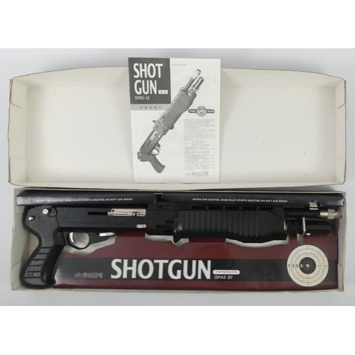 240 - SPAS 12 airsoft shotgun, boxed with instructions, 64cm.
No licence is required to purchase this item... 