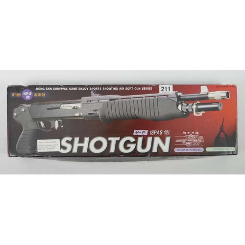 240 - SPAS 12 airsoft shotgun, boxed with instructions, 64cm.
No licence is required to purchase this item... 