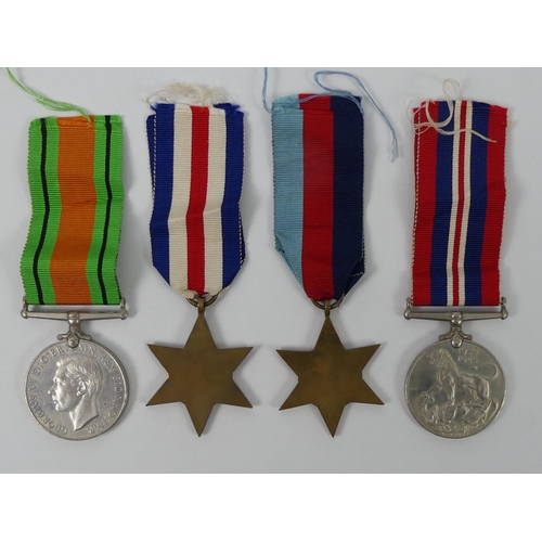 248 - WWII medals awarded to Mr. D. A. Seggar in original box with paperwork, containing 1939-45 Star, Fra... 