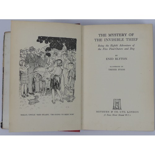 454A - 'The Mystery of the Invisible Thief' by Enid Blyton, 1st Edition, published by Methuen & Co Ltd., Lo... 