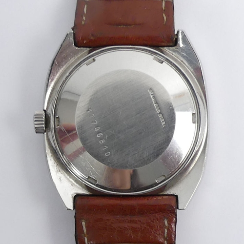 108 - Gents Longines automatic, date adjust , stainless steel watch and box, 38mm.
Condition Report:
In wo... 