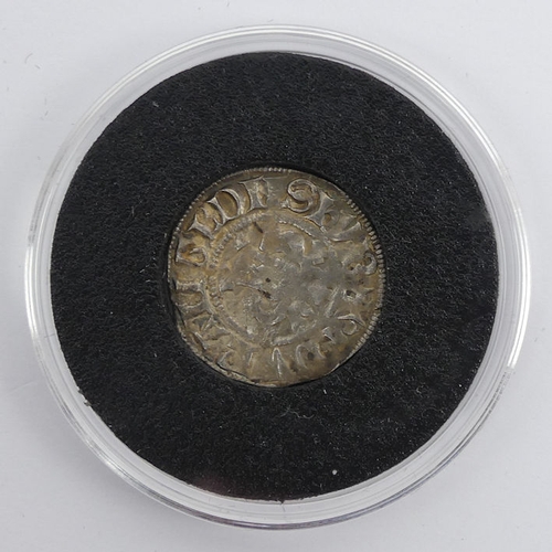 170 - Edward I silver penny long cross design, encapsulated, boxed with C.O.A.