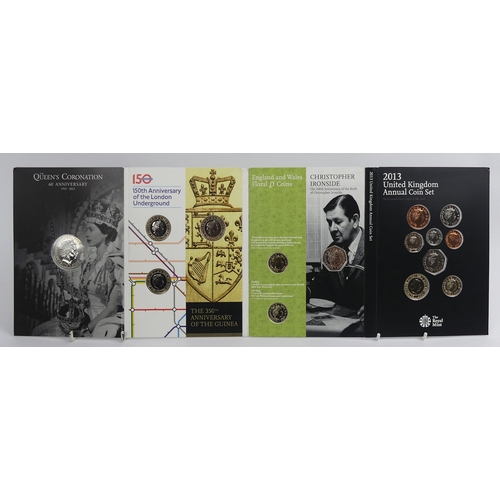 175 - Elizabeth II Royal Mint annual coin set 2013.