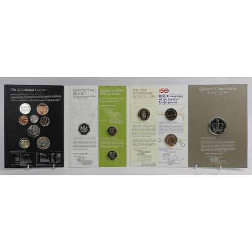 175 - Elizabeth II Royal Mint annual coin set 2013.