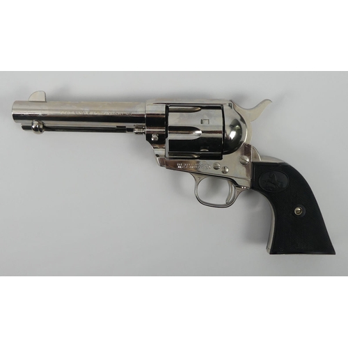 205 - Tanaka Works single colt action army revolver .45, 27cm, boxed with instructions.
No licence is requ... 