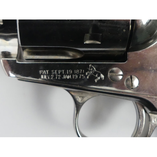 205 - Tanaka Works single colt action army revolver .45, 27cm, boxed with instructions.
No licence is requ... 