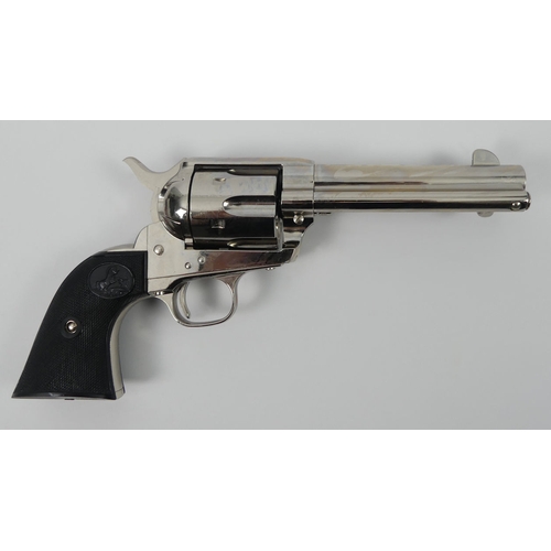 205 - Tanaka Works single colt action army revolver .45, 27cm, boxed with instructions.
No licence is requ... 