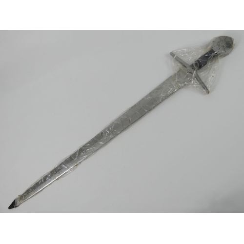 217 - John Barnett Ancient Warrior collection 13th century medieval sword for re-enactment, 88cm, boxed.