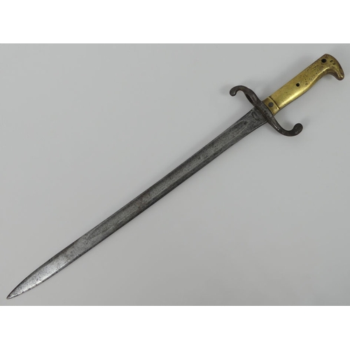 247 - WWII Mauser bayonet Seitengewehr, the blade stamped Alex Coppel, Solingen, blade 46cm.