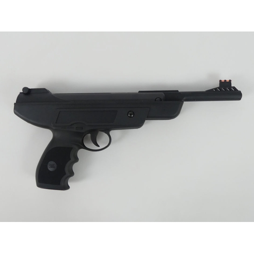 254 - SMK X526 Precision Break Barrel .22 air pistol boxed. 36 cm in length.