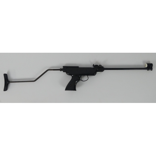 255 - A boxed Panther Carabina Aria Compressa .177 air pistol. 51 cm in length.