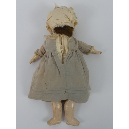 316 - A.S.F.B.J. (Société Francaise de Fabrication de Bebe & Jouets) Paris bisque headed doll, painted hea... 