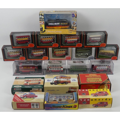 395B - Twenty boxed diecast vehicles from Corgi Matchbox and others.