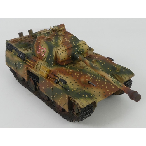 408 - A boxed King and Country Panther tank. H12cm x L29cm