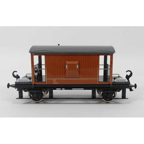 435 - A Bassett Lowke rolling stock series O guage 20 ton brake van.