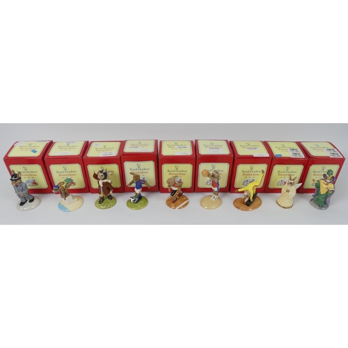 359A - 15 boxed Royal Doulton Bunnykins figures, including Brittania DB29, Morris Dancer DB204, Angel DB196... 