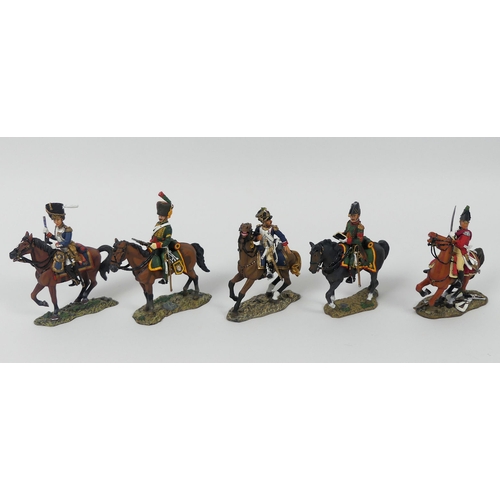 421 - Ten boxed King and Country metal military figures including NA10 British Mounted Officer and NA27 Ch... 