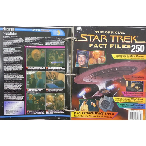 456 - Ten 'The Official Star Trek Files'. Collection/courier only