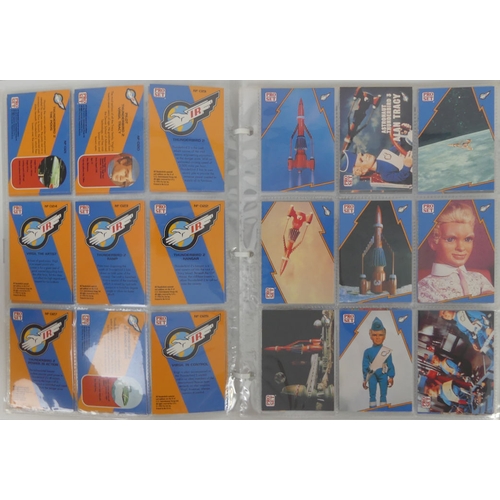 461 - Thunderbirds, The Official Pro Set FAB binder 100 set collectors cards.