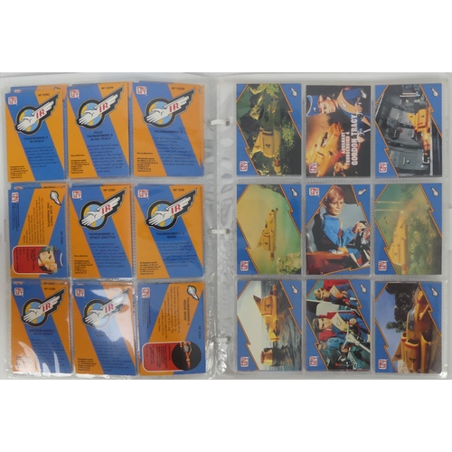 461 - Thunderbirds, The Official Pro Set FAB binder 100 set collectors cards.