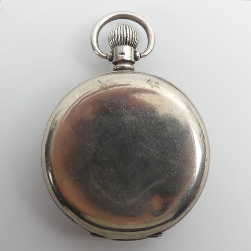 100A - George V silver open-face, 17 jewel movement pocket watch, Birm. 1924, 71mm x 51mm.
Condition report... 