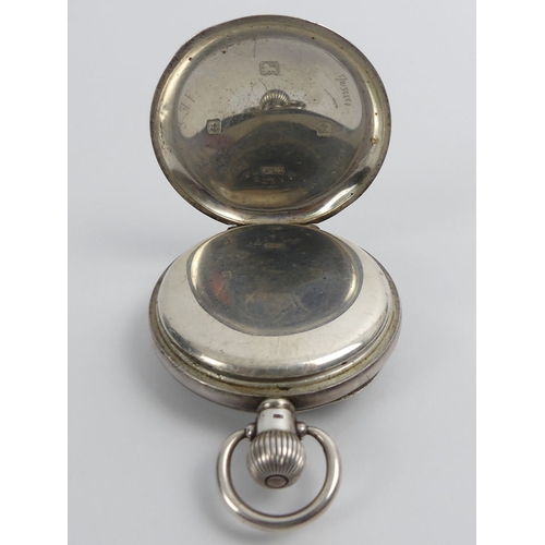 100A - George V silver open-face, 17 jewel movement pocket watch, Birm. 1924, 71mm x 51mm.
Condition report... 