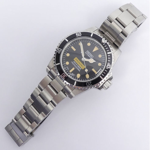 105A - Gents Seiko Automatic Prospex 200m professional stainless steel watch, 43mm. 
Condition report: In w... 