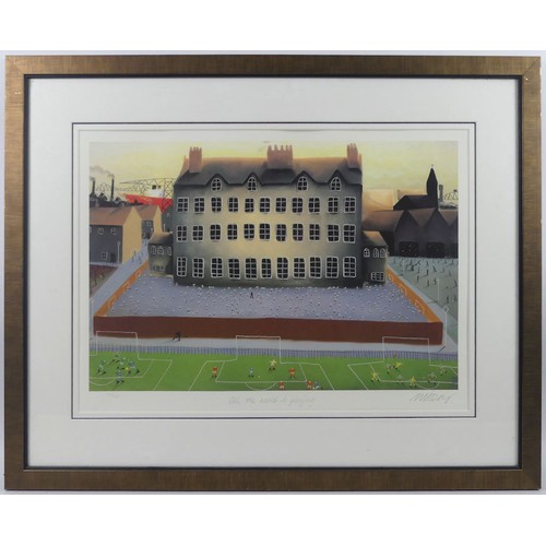 464 - MacKenzie Thorpe Ltd edition print 'All the World is Playing' No.32  /550, signed in pencil lower ri... 