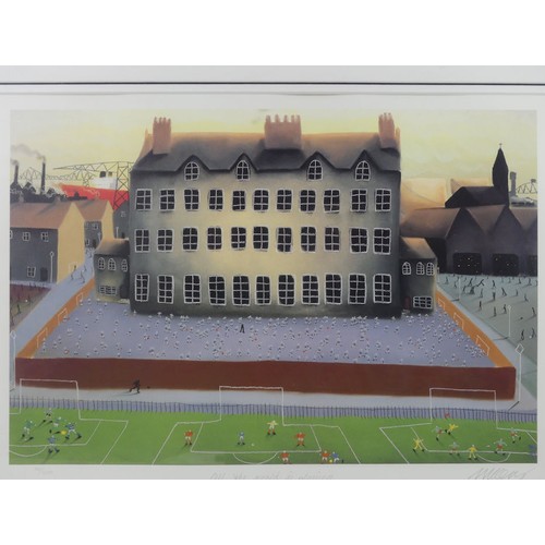 464 - MacKenzie Thorpe Ltd edition print 'All the World is Playing' No.32  /550, signed in pencil lower ri... 