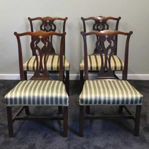 492 - A set of four 19th century mahogany Hepplewhite style chairs, 94cm x 50cm x 44cm.
Collection own Cou... 