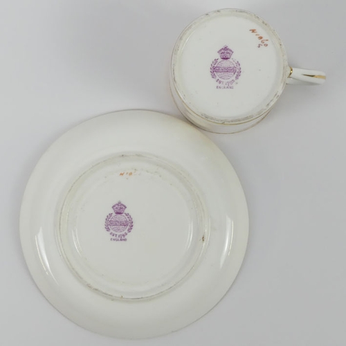 383 - A Minton twenty piece Rose pattern part coffee set, 5cm.