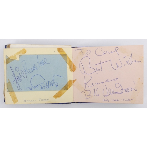 400 - A 1960's autograph book with signatures from bands of the time, including Fleetwood Mac, Peter and G... 