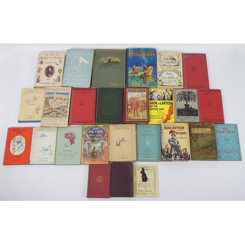 403 - A box of books, including Robin Hood by Rose Yeatman Woolf, Jerusalem Journey by HFM Prescott 1st Ed... 