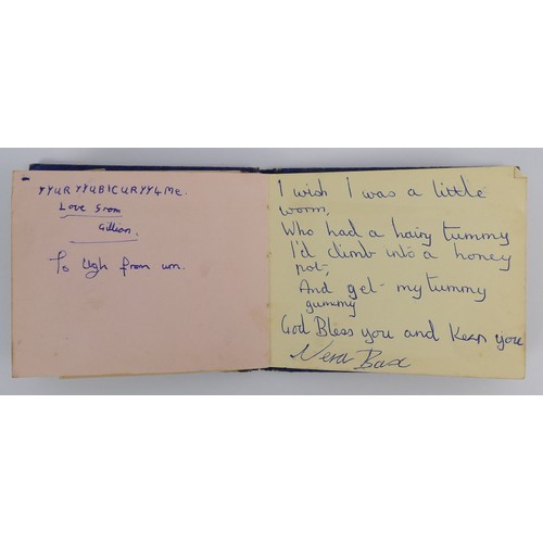 400 - A 1960's autograph book with signatures from bands of the time, including Fleetwood Mac, Peter and G... 