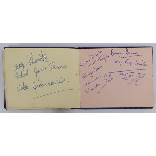 400 - A 1960's autograph book with signatures from bands of the time, including Fleetwood Mac, Peter and G... 