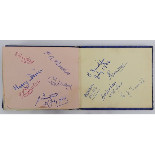 400 - A 1960's autograph book with signatures from bands of the time, including Fleetwood Mac, Peter and G... 