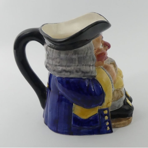 340 - A medium Clarice Cliff for Newport Pottery Toby Jug, marks to base, 17 cm.