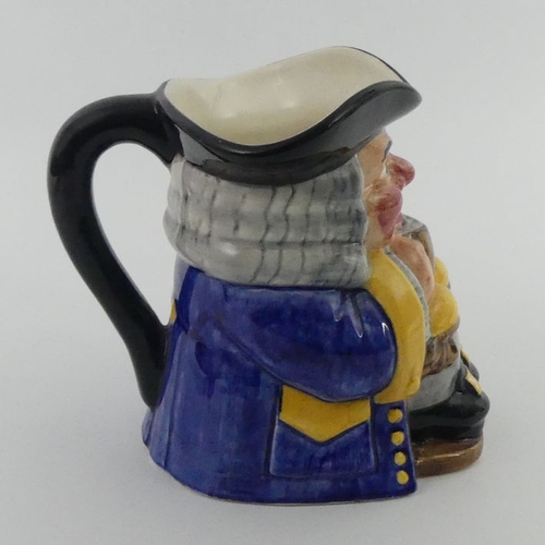 356 - A medium Clarice Cliff for Newport pottery Toby Jug, marks to base, 17cm.