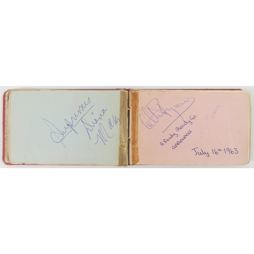 An Autograph Book from the 60's, signatures to include Rolling Stones ...