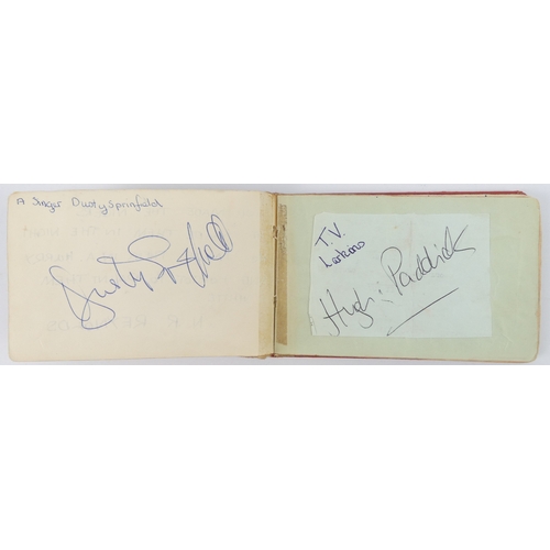 An Autograph Book from the 60's, signatures to include Rolling Stones ...