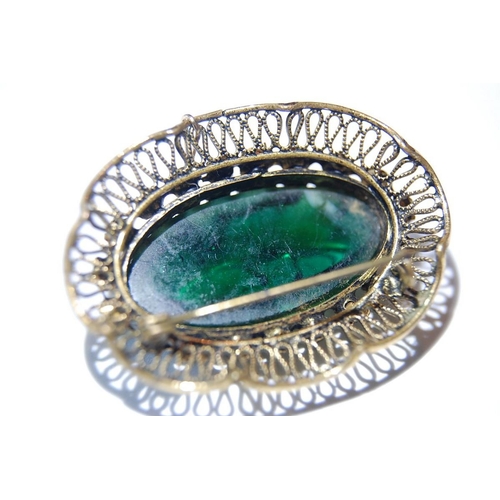 84 - Miriam Haskell style brooch