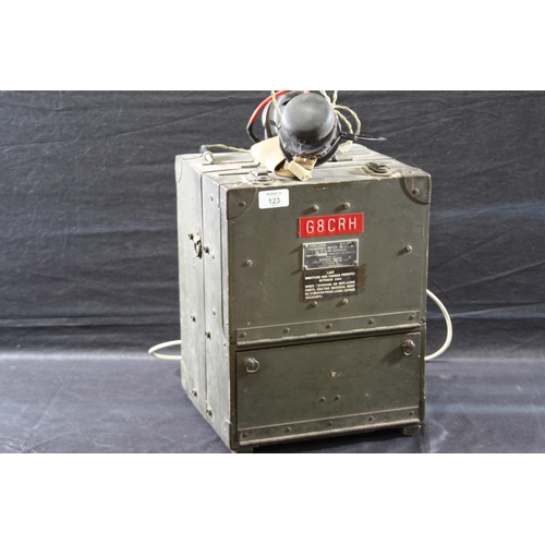 123 - US Army Bendix Radio - Signal Corps with G8 CRH applied to front