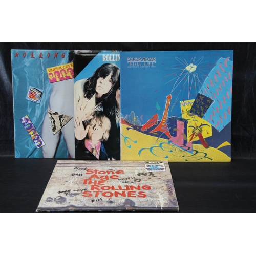 13 - Rolling Stones - Under Cover (SP8310GL) Through the Past, Darkly (LK5019), Still Life (CUN 39115) an... 